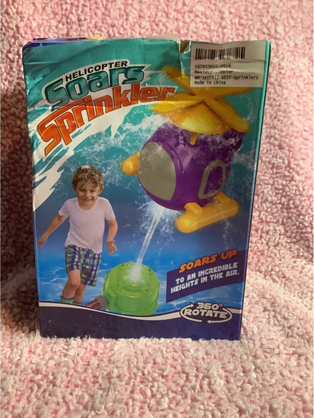 Helicopter Soars Sprinkler Kids Water Toy